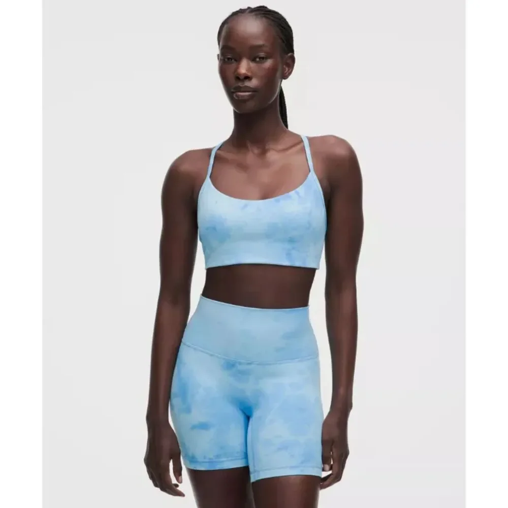 Lululemon Align No Line Short 4" | Smoothie Wash Blueberry Multi | 4 | NWT - Picture 4 of 4